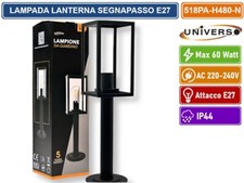 LAMPIONCINO PORTALAMPADA DA GIARDINO PER LAMPADINE E27 CON FISSAGGIO ATERRA IP44
