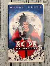 101 Dogs Movie Classic VHS Vintage Clamshell Case Stock Number 8996