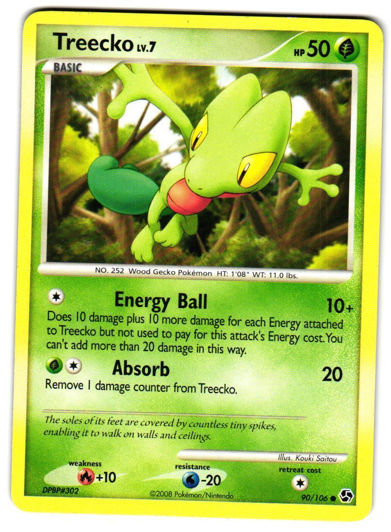 Pokemon Great Encounters Treecko #90/106 LP Common