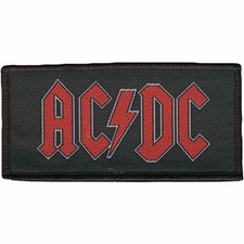 AC/DC - Woven Sew On Patch 4" x 2"