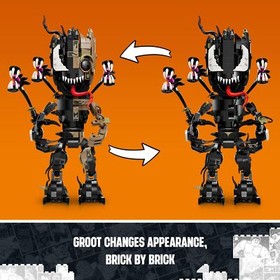 	LEGO Marvel Venomized Groot 76249 Transformable Marvel Toy for Play and Disp...