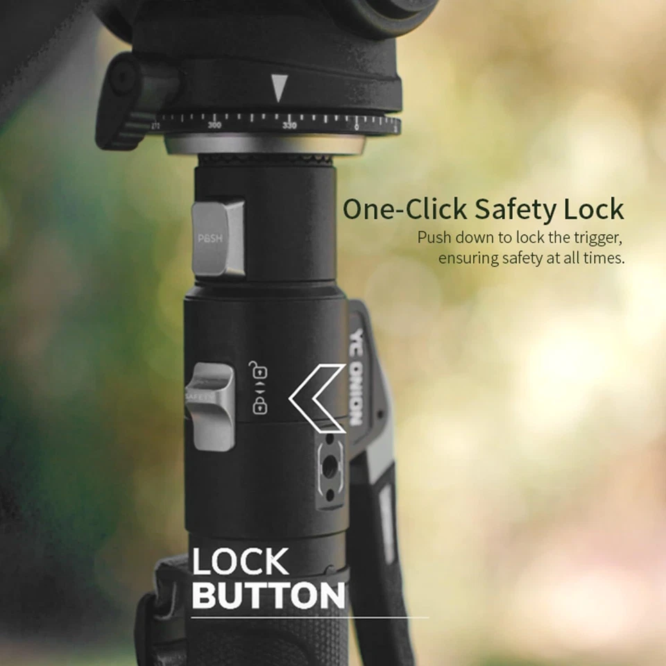 YC Onion Pineta Pro Carbon Fiber Monopod Light Stand w/ Pedal Base Quick Release - Image 3 of 4