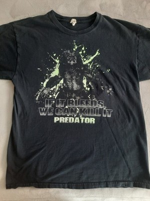Predator If It Bleeds We Can Kill It 2009 T-Shirt Size Large
