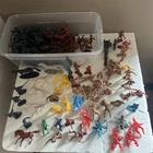 Vintage Fort Apache Playset Figures Cowboy Indians Calvary Pioneers Mixed Lot
