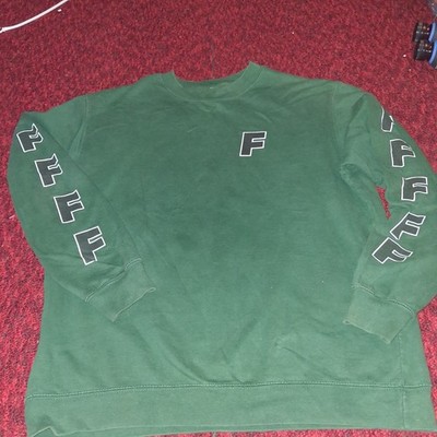 LARGE FTP GREEN CREWNECK FUCKTHEPOPULATION