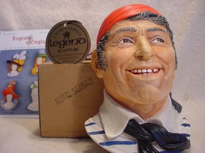 Naval Seaman Legends England Nautical F Wright Bossons Chalkware NOS LAST ONE