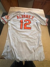 MLB Baltimore Orioles Game worn Jersey Dariel Alvarez #12 2015 GAME WORN JERSEY