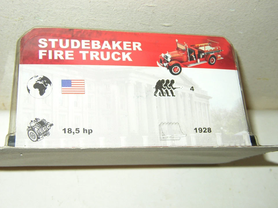 Amercom Fire Trucks 1:72 Studebaker Fire Truck South Bend Indiana 1928 NIB - Image 3 of 3