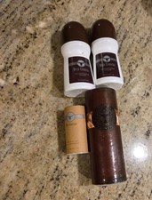 Lot of 4 Avon Roll-On Deodorant - Wild Country 2.6 oz.  Talc Powder