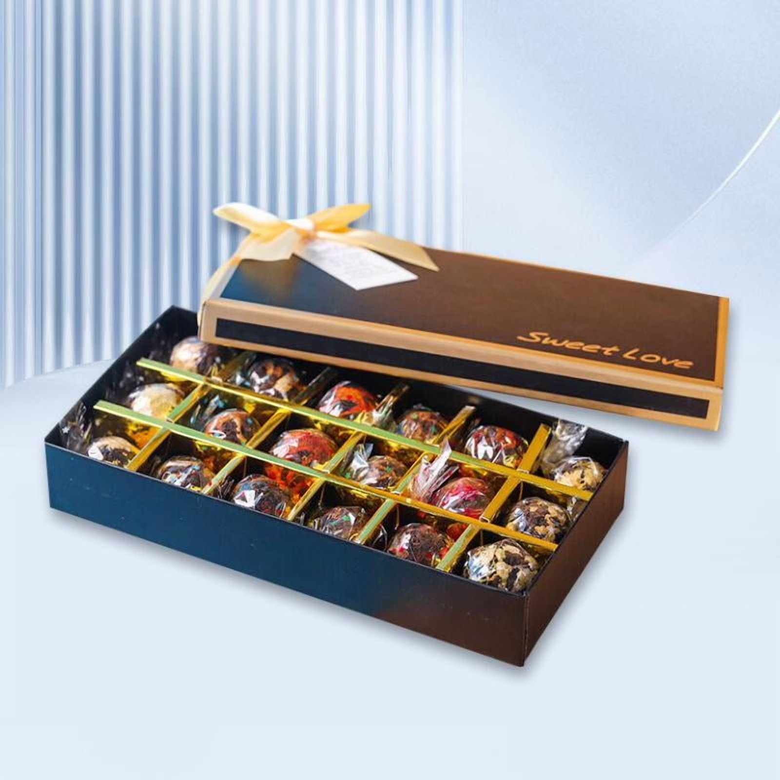 Flowers Gift Set,18 Unique Varieties Flowering Tea Balls,ind
