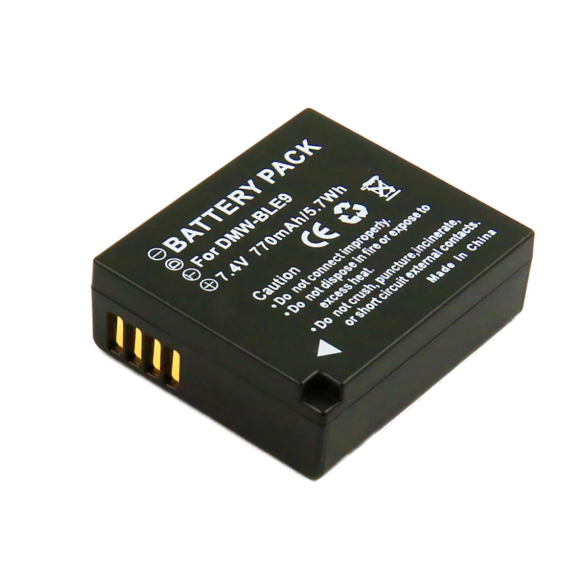 Batterie DMW-BLE9 7.4V accu photo pour Panasonic Lumix Avizar
