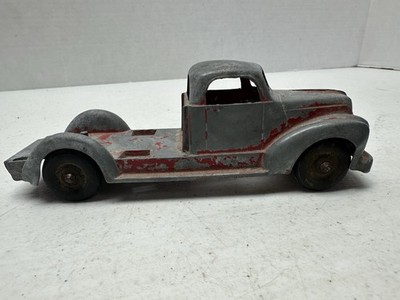 Vtg Hubley Kiddie Toy Red Tow Truck USA