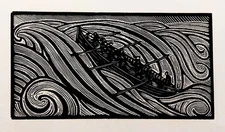 Rene Quillivic : The Wave : Archival Art Print