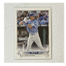 ‘22 Topps Superstar Bobby Witt Jr. Rookie Card #660 Royals Image Variation Mint
