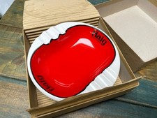 Breweriana Haig Scotch Whisky Ashtray Red Black White NOS Home Bar Man Cave