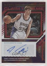 2021-22 Panini Recon Claim to Fame Signatures Red 27/75 Jason Williams Auto 0c3