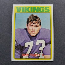 RON YARY 1972 Vintage Topps Card #104 Rookie Rc MINNESOTA VIKINGS HOF  . rookie card picture