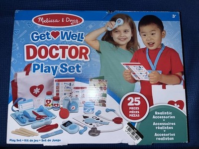 Melissa & Doug Get Well Doctor s Kit Play Set 25 Toy Pieces. New