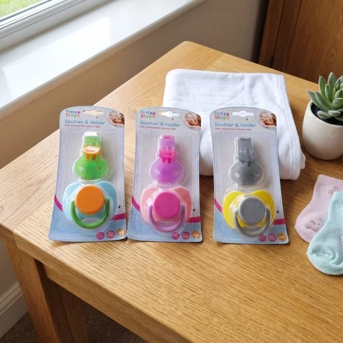 First Steps Orthodontic Baby Silicone Dummy 0m+ Newborn Pacifier Soother Teat