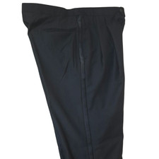 Jos A Bank Tuxedo Pants Mens 32x31 Black 100 Wool Signature Pleated Formal