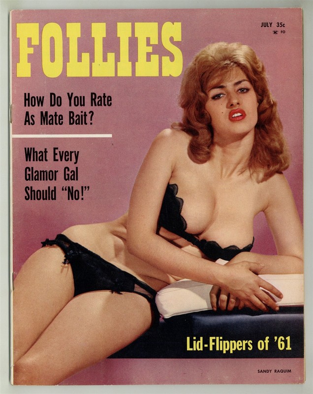 Follies 1961 Betty Page Advert, Bonnie Elwell 72pg Vintage Pinup Magazine M39695