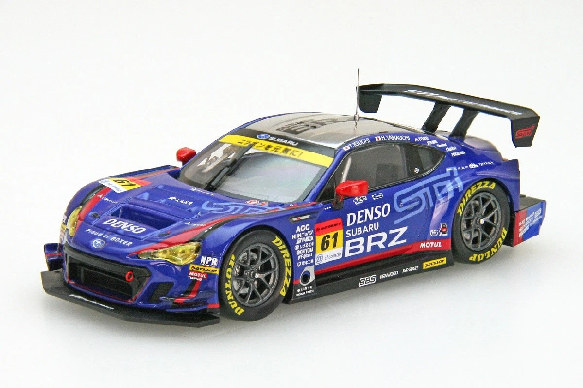ミニカー EBBRO SUBARU BRZ R&D SPORT GT300 2020 EBBRO 45655 1/43 SUBARU BRZ R&D SPORT SUPER GT GT300 2018 No. 61