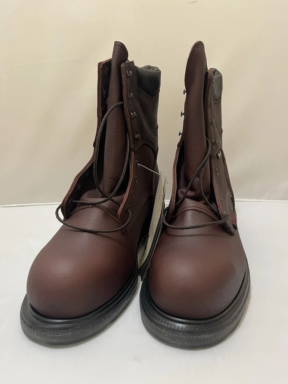 Red Wing Mens Leather Steel Toe, Puncture Resistant Waterproof Size 10D 2414