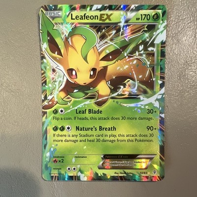 Pokemon Company Leafeon EX 10/83 Generations Ultra Rare Holo EN 170 HP 2016, MP
