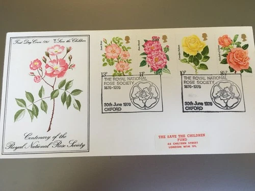 GB STAMPS RARE FIRST DAY COVER 1976 ROSES OXFORD
