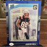 2024 Panini Donruss Optic - Rated Rookie Jaheim Bell #238 Blue Glitter Prizm 