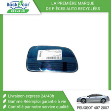 Glace de rétroviseur Peugeot 407