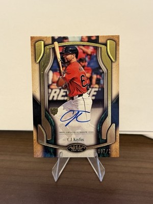 2026 Topps Tier One Break Out Auto C.J. Kayfus /299 Guardians #BOA-CK