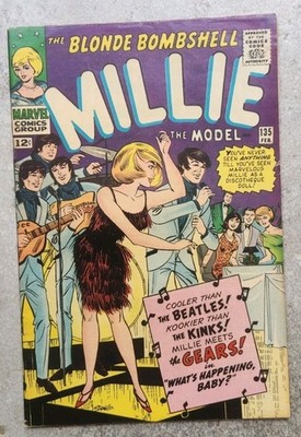 Millie the Model # 135 1966 (FN/VF 7.0) First appearance of The Gears.