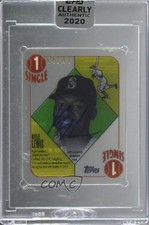 2020 Topps Clearly Authentic 1951 Red Blue Backs 64/99 Kyle Lewis Auto 0c3