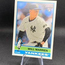 2025 Topps Heritage Will Warren Rookie RC New York Yankees #281 Rookie
