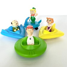 VTG Jetson's 1989-90 Wendy's Kids Meal Toys Lot of 4 Jetson's in Space Vehicles
