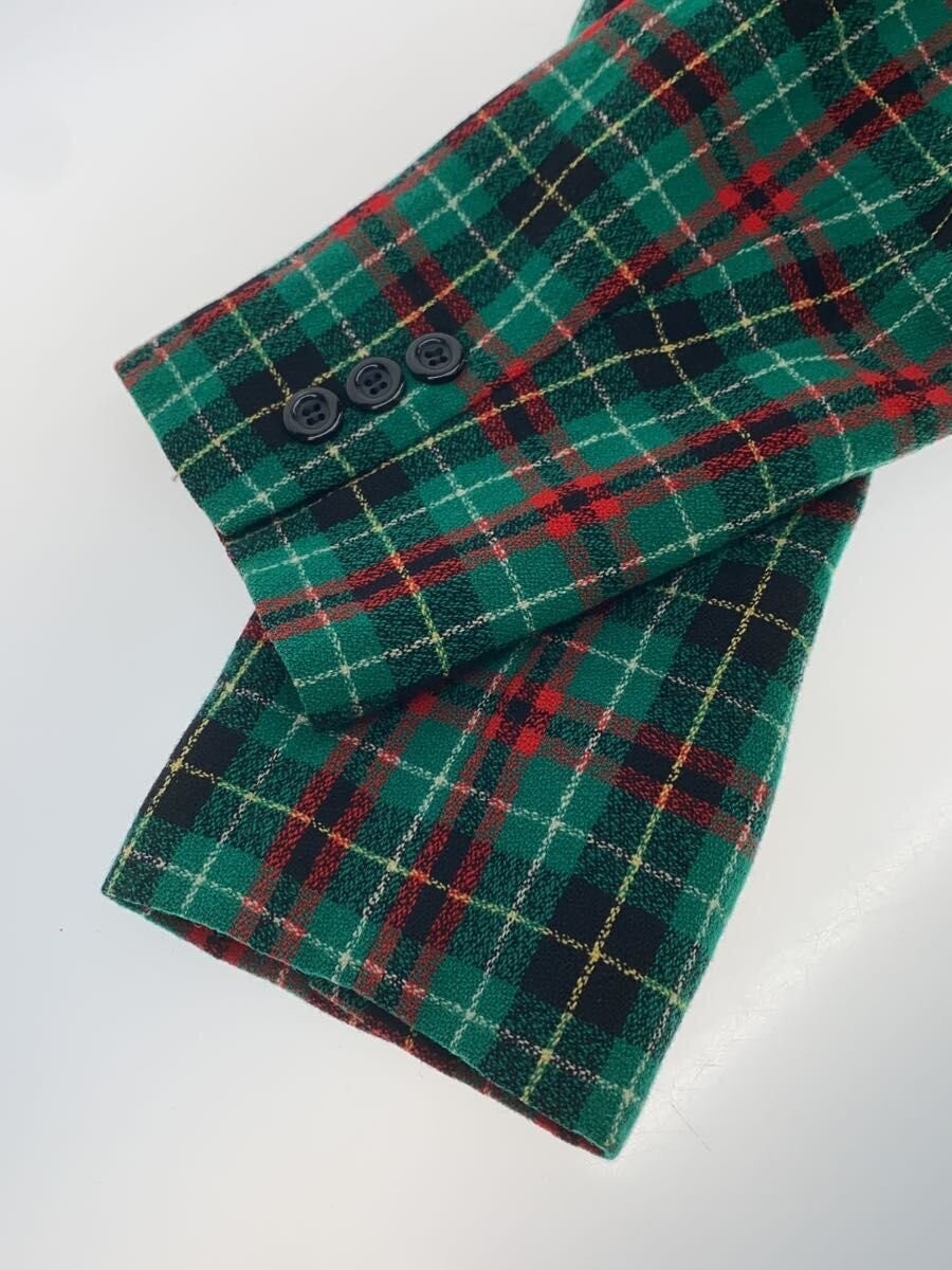 Pendleton Wool Check Tailored Jacket Green used - image 4