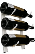 Wine Rack 3 Bottle Wall Mounted Storage Shelf Holder