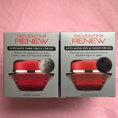 Reventin Renew Anti Aging Day Night Cream + Dark Circle Eye Cream 2 Pack