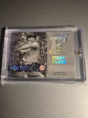2003 Upper Deck Finite First Class Game Jersey Mickey Mantle Pants Sp