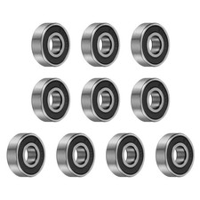 10pcs 695-2RS Ball Bearing 5x13x4mm, Chrome Steel Rubber Seals, ABEC 3