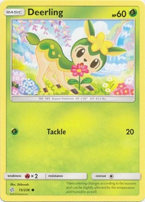 Deerling - 15/236 - Common - Lightly Played