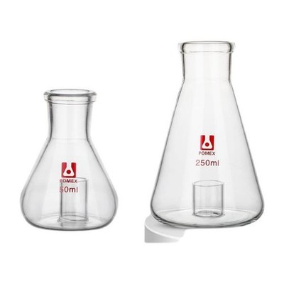 Lab Glassware 50ml-250ml Carbon Dioxide Reaction Flask Chemistry Bottle