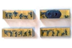PREISER Miniaturfiguren HO 2800 2801 2805 2807 German Army , Factory Hanpainted