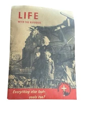 Vintage Life With refugees Pamphlet Lutheran world action