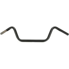 Drag Specialties 7" Flat Black Buckhorn Low-Style 1" Handlebar TBW - 0601-4187