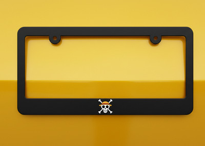 Straw Hat Pirates Mugiwara Pirates Straw Hat Crew Car License Plate Frame Metal