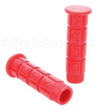 Oury Classic MTB mountain bicycle flangeless grips - RED