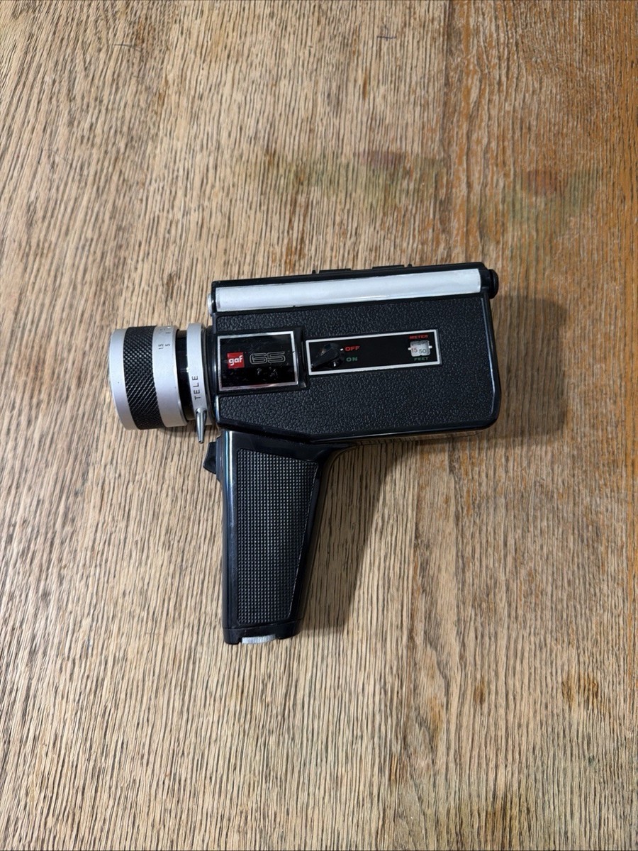 Vintage Gaf 65 8mm Handheld Movie Camera Made in Japan-UNTESTED
