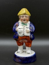 Antique Staffordshire (?) 'Toby' Pepperpot